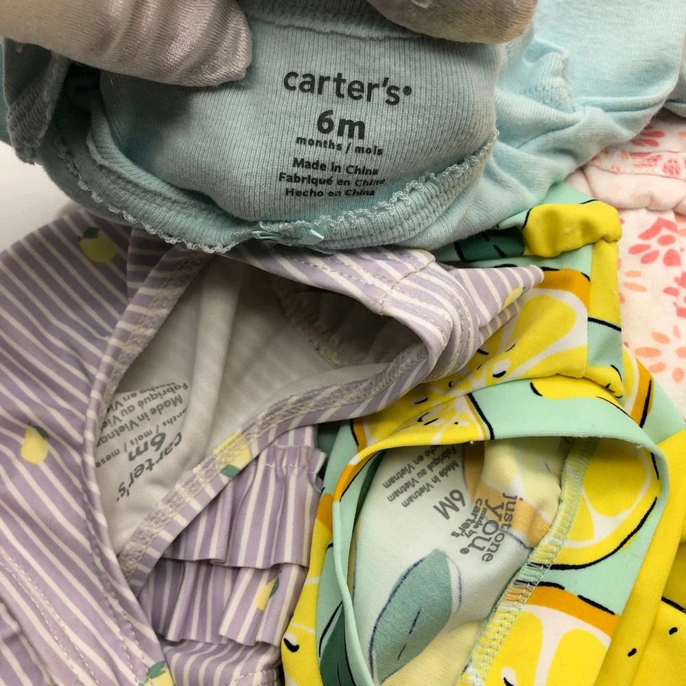 Baby Girls 0-3M Spring Summer Clothing BUNDLE‎ One Pieces Bodysuits Swimsuit